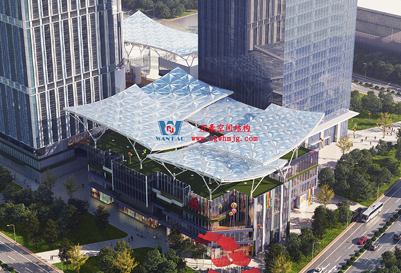 縱使烈日炎炎，腳步從未止歇！海南這個(gè)ETFE氣枕膜項(xiàng)目施工進(jìn)度有最新消息