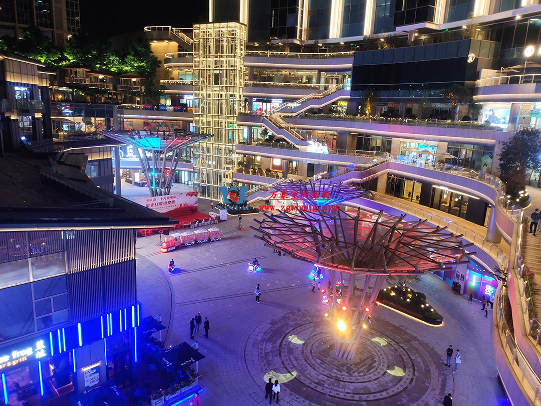 閃爍在建筑廣場之中的絢麗花朵—ETFE膜結構景觀小品 閃爍在建筑廣場之中的絢麗花朵—ETFE膜結構景觀小品