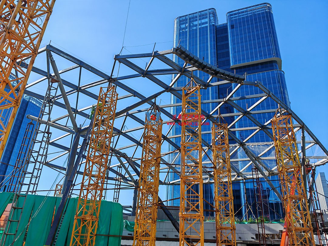 攻堅克難，全速推進|這個ETFE商業天幕迎來新進展