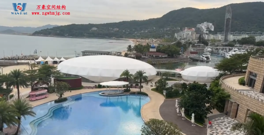 京基大梅沙酒店多功能活動廳鋼膜結(jié)構(gòu)項(xiàng)目
