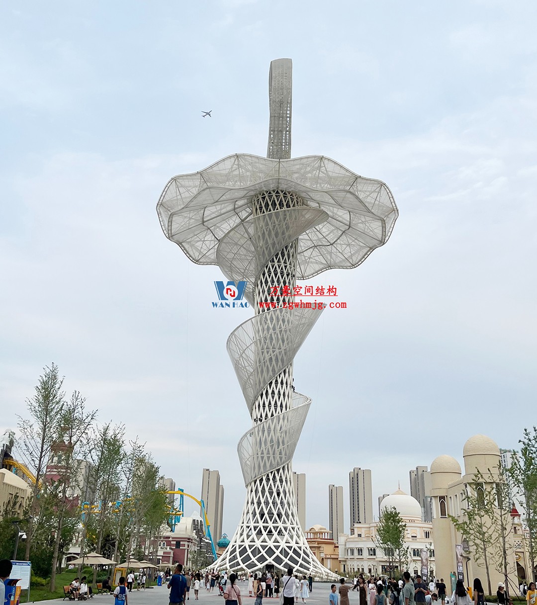 ETFE膜結構地標塔—以愛之名，點亮絲路歡樂世界