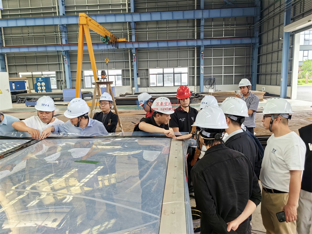 科技賦能品質工程 | 萬豪集團攜手浙大團隊圓滿完成無錫奧體中心膜結構排水試驗驗收