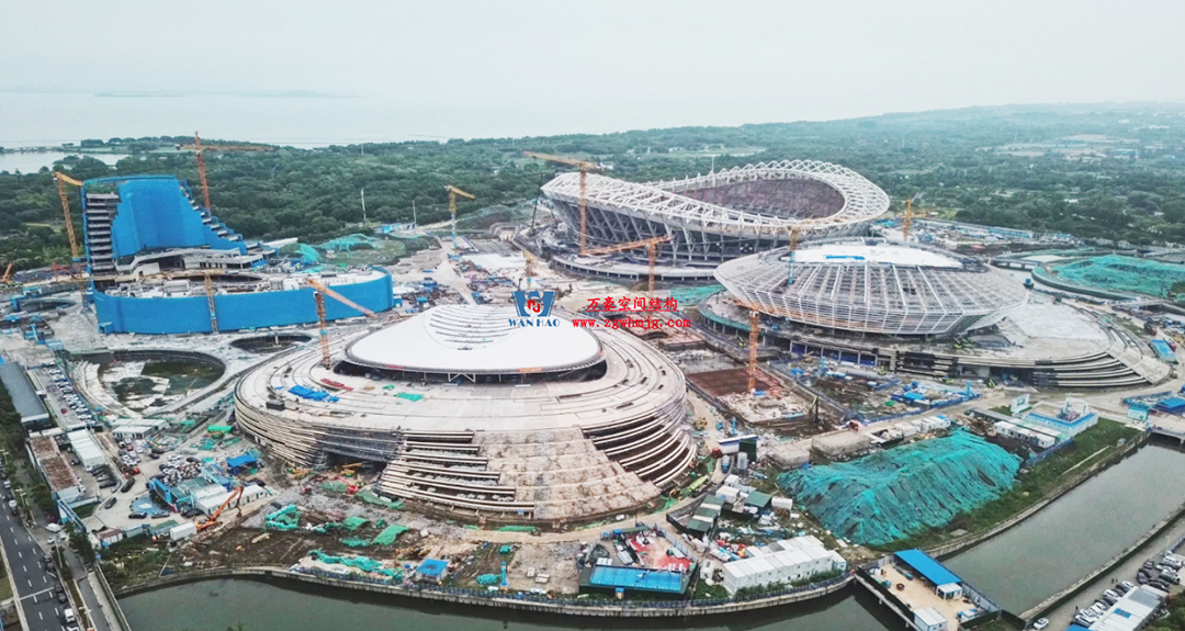 緊跟“蘇超熱浪”，火熱施工中，一只白鷺即將振翅高飛！