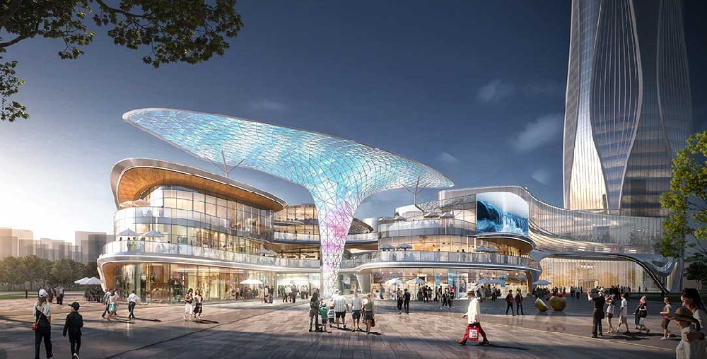 喜報！浙江萬豪集團成功中標桐鄉振石廣場商業天幕膜結構項目