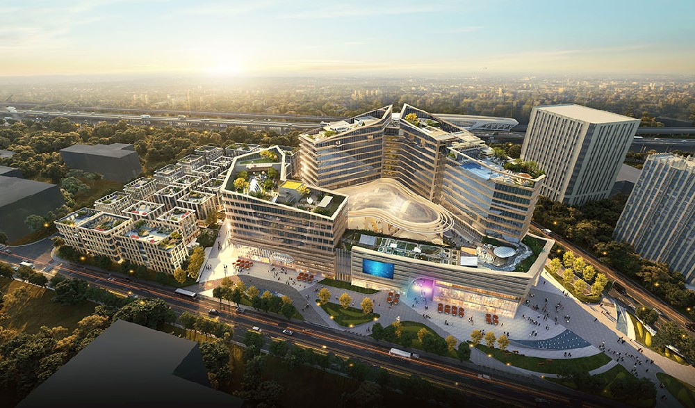 捷報(bào)頻傳！浙江萬(wàn)豪集團(tuán)中標(biāo)上海寶山商辦項(xiàng)目中庭天幕