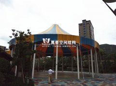 舟山兒童樂園膜結構工程完工