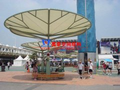 膜結構傘是什么？設計膜結構傘有哪些需要注意的事項？