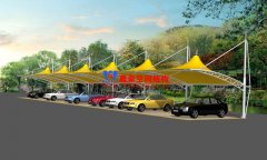 膜結構車棚支撐柱原料該如何選擇，有哪些事項需要注意？