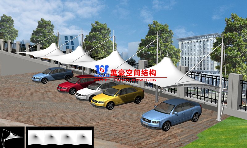膜結構車棚