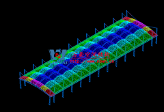 浙江紡織服裝職業技術學院東西校區運動場膜結構項目竣工