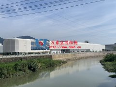 寧波益富樂公司新廠房外立面PTFE網格膜結構項目接近尾聲